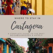 where to stay in Cartagena Colombia pinterest cover