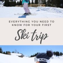 Things To Know Before Your First Ski Trip Pinterest cover