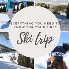 Things To Know Before Your First Ski Trip Pinterest cover