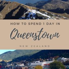 how to spend 1 day in queenstown pinterest cover