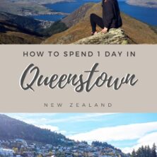 how to spend 1 day in queenstown pinterest cover