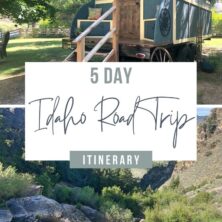 Experience Idaho On A 5-Day Road Trip Pinterest Cover