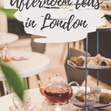 the best afternoon teas in london pinterest cover