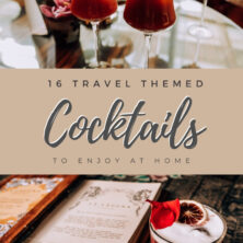 travel themed cocktails pinterest cover