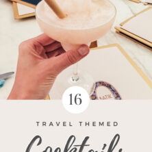 travel themed cocktails pinterest cover